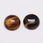 Half Round/Dome Natural Tiger Eye Cabochons