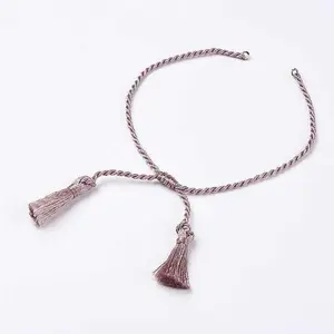 Polyester DIY Braided Bracelet Making