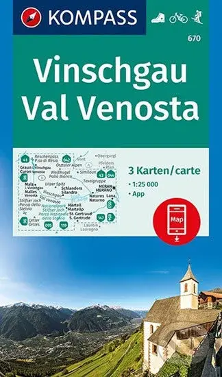Vinschgau ( sada 3 map )  670   NKOM,Vinschgau ( sada 3 map )  670   NKOM