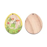 Single-Sided Printed Wood Big Pendants