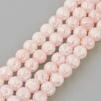 Synthetic Crackle Quartz Beads Strands
