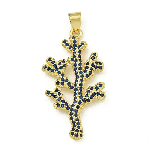 Rack Plating Brass Pave Cubic Zirconia Pendants