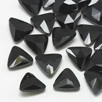 Pointed Back Glass Rhinestone Cabochons