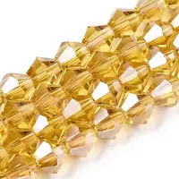 Electroplate Glass Beads Strands