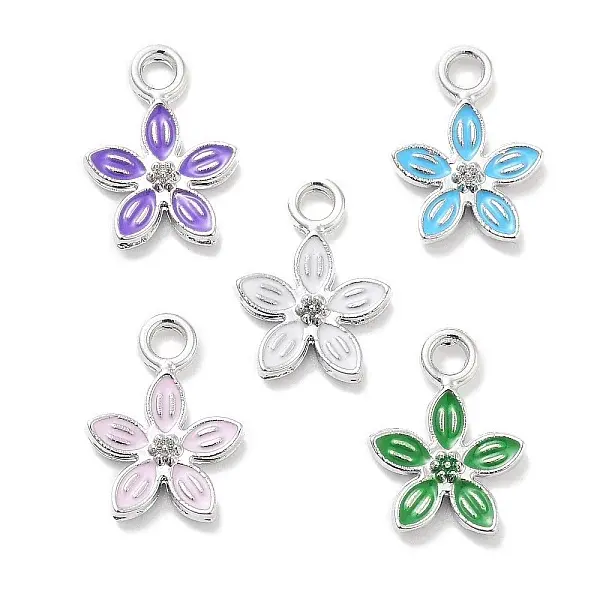 Rack Plating Alloy Enamel Charms