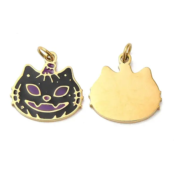 Halloween Ion Plating(IP) 304 Stainless Steel Charms
