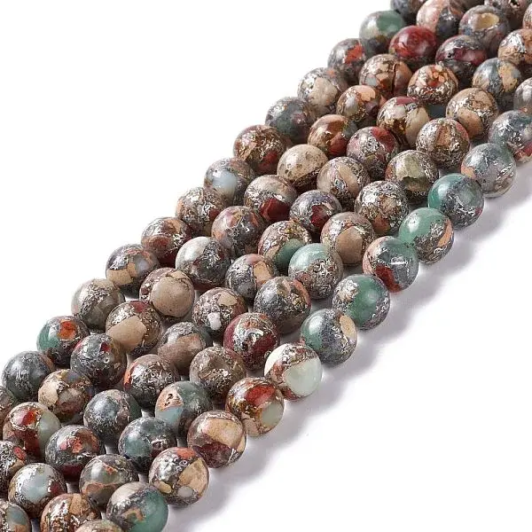 Natural Aqua Terra Jasper Beads Strands