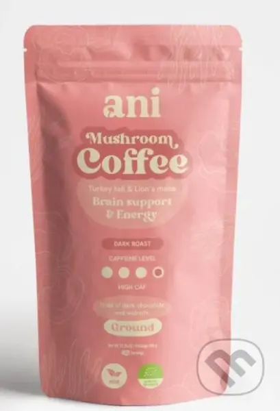 ANi Mushroom Coffee Brain suport & Energy - mletá káva