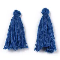 Handmade Polycotton(Polyester Cotton) Tassel Decorations
