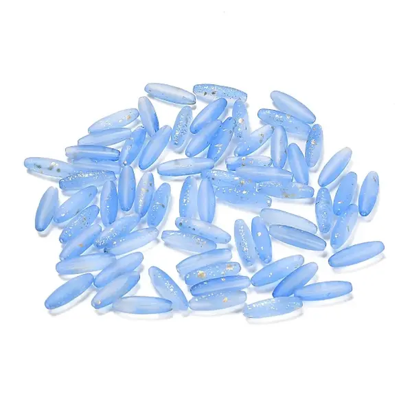 Frosted Glass Beads