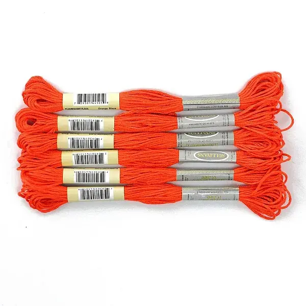 6 Skeins 6-Ply Embroidery Foss