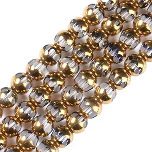 Electroplate Glass Beads Strands