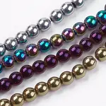 Non-magnetic Synthetic Hematite Beads Strands