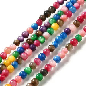 Dyed Natural Freshwater Shell Beads Strands