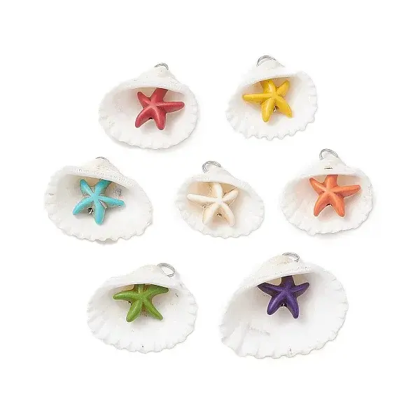Summer Beach Natural Shell Pendants