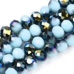 Electroplate Opaque Glass Beads Strands