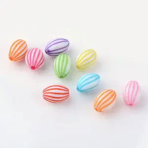 Craft Style Acrylic Corrugated Beads