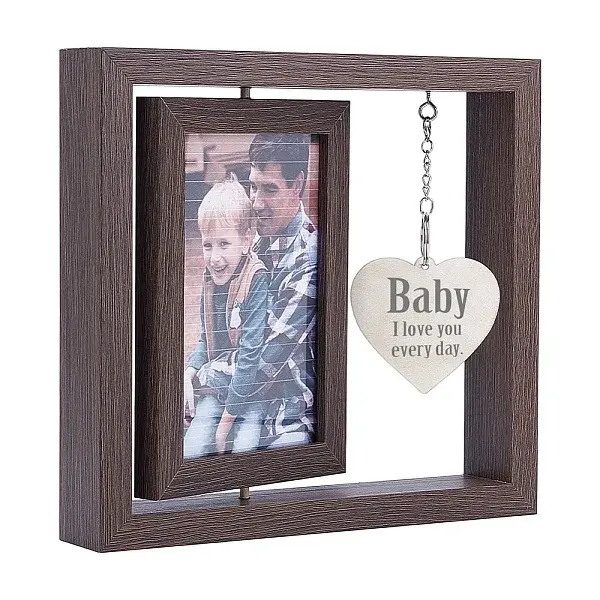 Rotating Artificial Board Rectangle Picture Frame