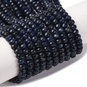 Dyed Natural Malaysia Jade Rondelle Beads Strands