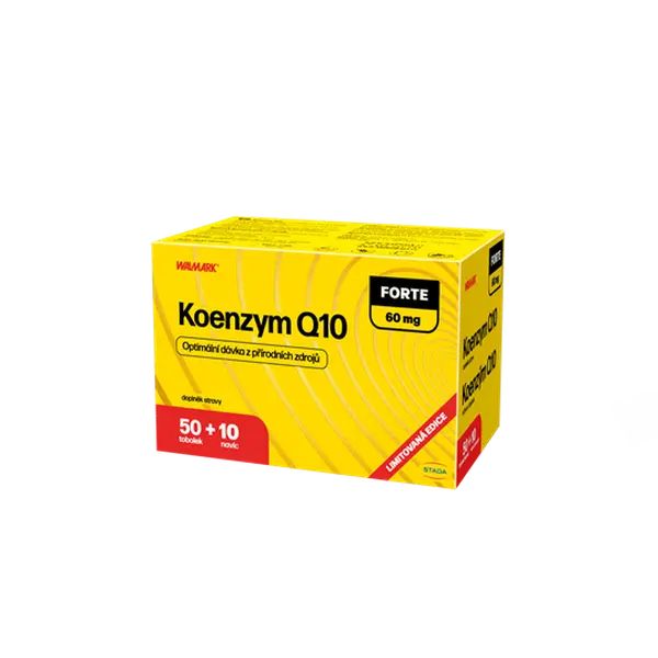Walmark Koenzym Q10 FORTE limitovaná edice 2025 50 + 10 tobolek NAVÍC