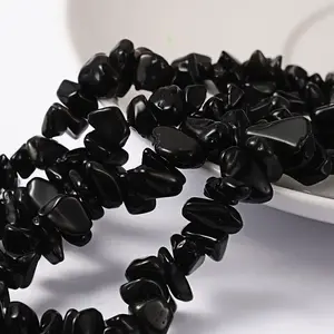 Natural Obsidian Beads Strands