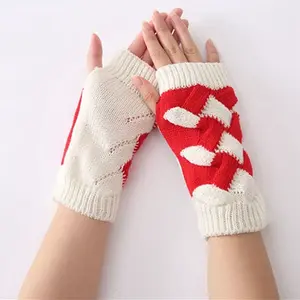Polyacrylonitrile Fiber Yarn Knitting Fingerless Gloves