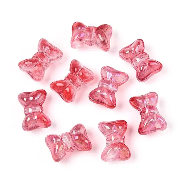 Baking Painted Transparent Glass Beads