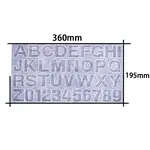 Letter A-Z & Number 0-9 DIY Silicone Molds