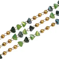 304 Stainless Steel Handmade Beaded Chains