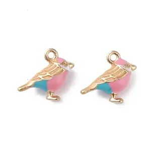 Rack Plating Alloy Enamel Pendants