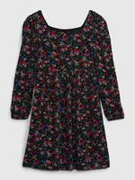 GAP Dětské šaty floral Lenzing™ Ecovero™ - Holky