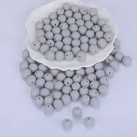 Round Silicone Focal Beads