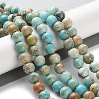 Dyed Natural Regalite/Imperial Jasper/Sea Sediment Jasper Beads Strands
