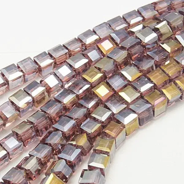 Electroplate Glass Beads Strands