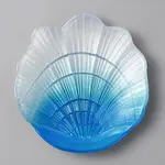Shell Shape Glass Jewelry Plate