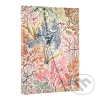 Paperblanks - týždenný diár Anemone 2026 (midi, vertikálny, magnetické zatváranie)