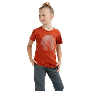 Bushman Dětské tričko ZOO gorila, terracotta 128