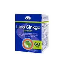 GS Lipo Ginkgo paměť+ 60 mg, 60 kapslí
