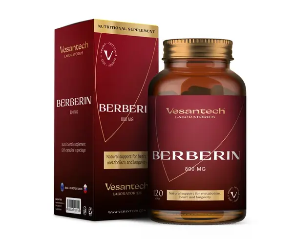 Vesantech Berberin 800mg 120 cps