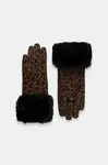 Semišové rukavice Kurt Geiger London