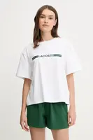 Pyžamo Lacoste dámské, bílá barva, 4F5883