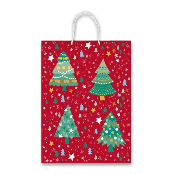 Dárková taška Sadoch Christmas Tree - 205 x 115 x 260 mm