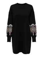 ONLY Šaty 'ONLBrooke'  oranžová / čierna / biela