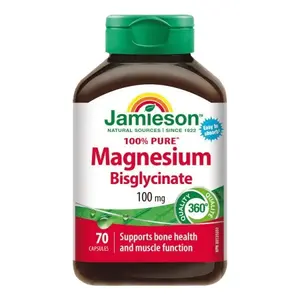 JAMIESON Hořčík bisglycinát 100mg cps.70