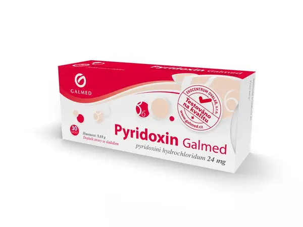 Pyridoxin Galmed tbl 30x24mg