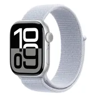 Apple Watch Series 10 GPS 42mm Silver Aluminium / Blue Cloud Sport Loop