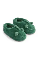 Pantofle Liewood Aviaja Crocodile Slippers zelená barva, LW20702