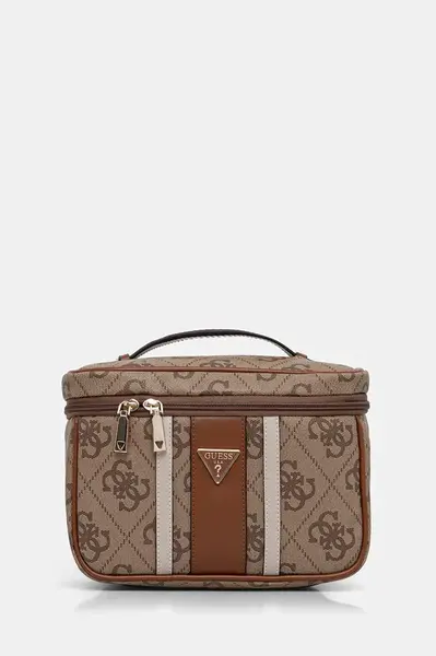 Kosmetická taška Guess ERENIA béžová barva, TWSO78 38039