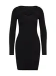 Urban Classics Pletené šaty  čierna