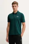 Polo tričko EA7 Emporio Armani pánské, zelená barva, AF13511.7M000847